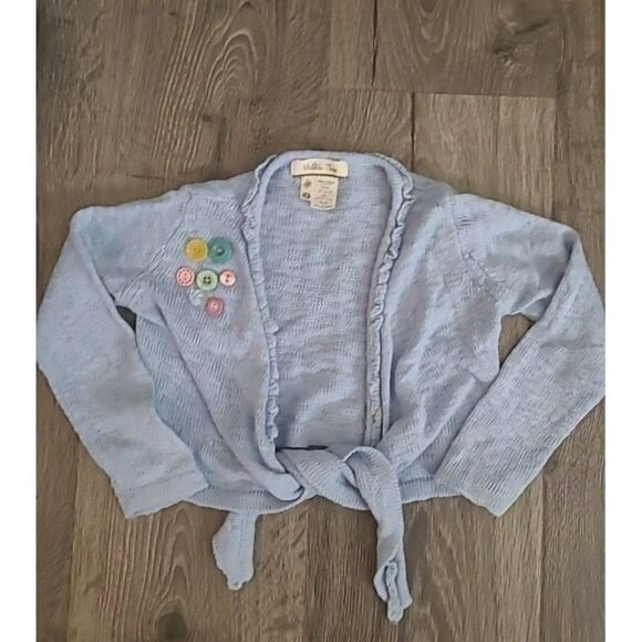 Matilda Jane Little Girls Sweater Cardigan Front Tie SIZE 2 - Picture 1 of 4
